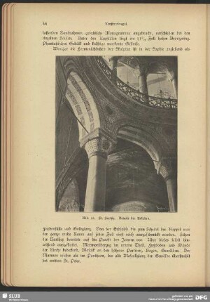 St. Sophie. Details der Arkaden
