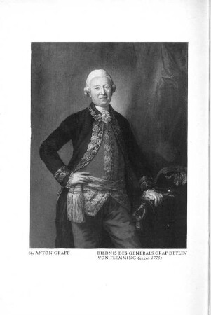 66. Anton Graff Bildnis des Generals Graf Detlev von Flemming (gegen 1775)