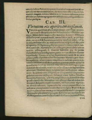 Cap. III. Virtutem is aperitvam explanat.