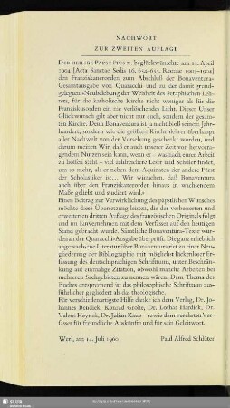 Nachwort Zur Zweiten Auflage