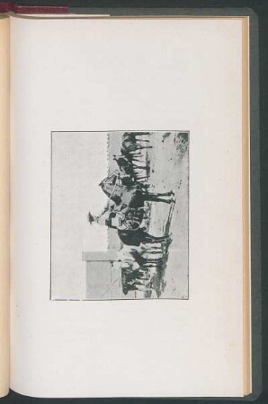 [Gaucho con una manada de caballos]