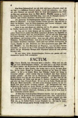 Factum.