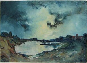 Märkische Landschaft mit See