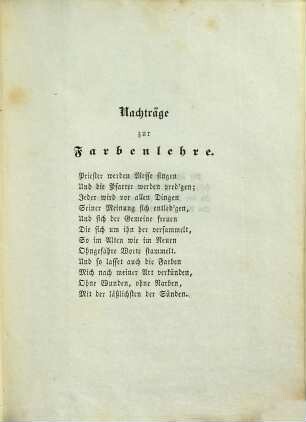 Goethe's sämmtliche Werke : in vierzig Bänden, 40 : Nachträge zur Farbenlehre ...