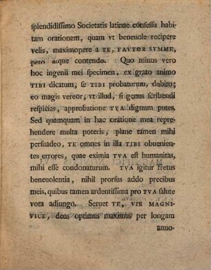 De Neratio Prisco Veteri Iureconsulto Oratio : Quam In Amplissimo Societatis Latinae Consessu Quum Illam Salutaret Publice Recitavit Carolus Beniamin Acoluthus Dresdensis Legum Cultor ...