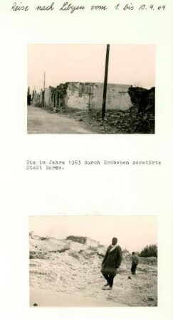 Reisebericht, ohne Ortsangabe, 1964