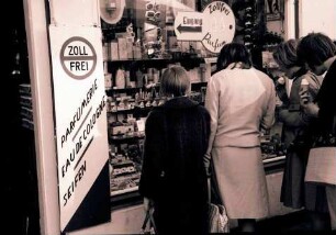 Helgoland: Zollfreie Waren, Schaufenster
