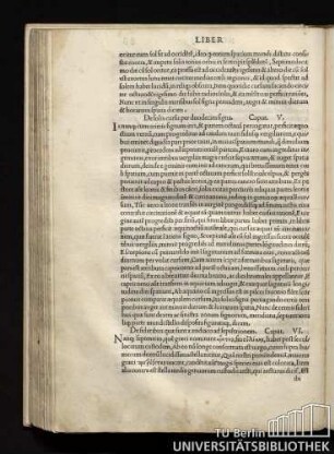 De solis cursu per duodecim signa. Caput. V.