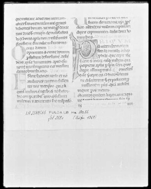 Vollbrevier — Initiale P, Folio 258verso