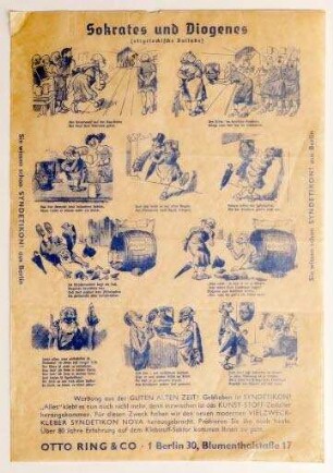 Sokrates und Diogenes (Bilderbogen)