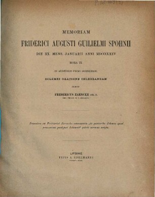 Friderici Zarncke commentatio 'De epistola, quae sub nomine presbyteri Johannis fertur' patrio sermone conscripta : (Univ. progr.). 3