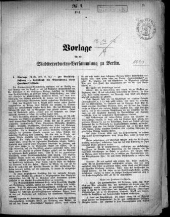 No. 1 (1), 3. Januar 1880