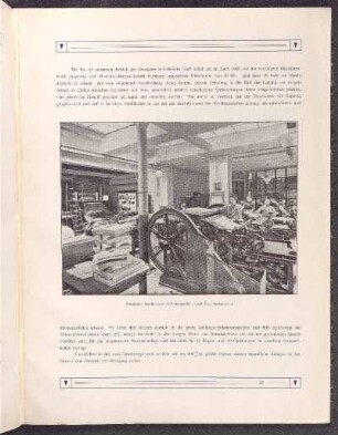 Nürnberger Maschinensaal (Zylindermaschinen und Tiegeldruckpressen).