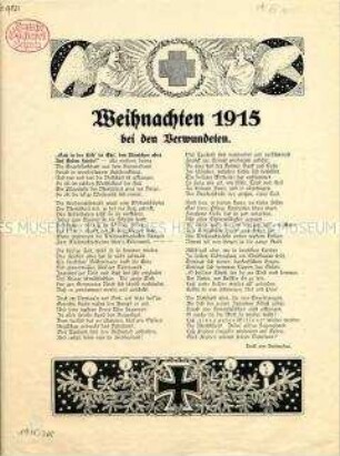 Weihnachtsgedicht für die verwundeten Soldaten