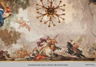 Deckenbild mit Szenen aus dem Orlando Furioso