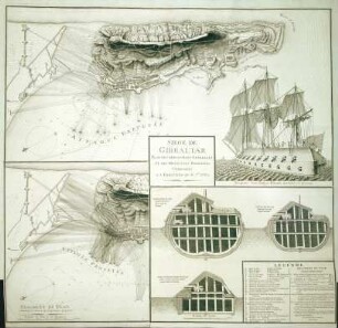 WHK 1 Einzelne kriegerische Vorfälle: Belagerung von Gibraltar, 1779 bis 1782