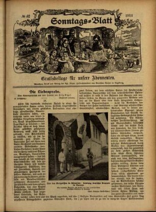 Ausgabe vom Sonntag, den 09. August 1914.