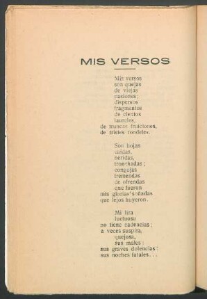 Mis versos