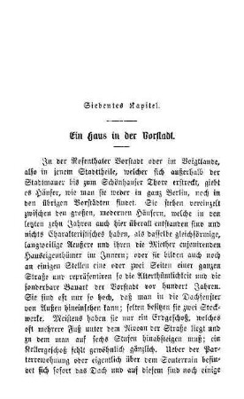 Siebentes Kapitel. Ein Haus in der Vorstadt