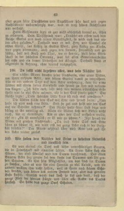 108. Du sollst nicht begehren alles, was dein Nächster hat