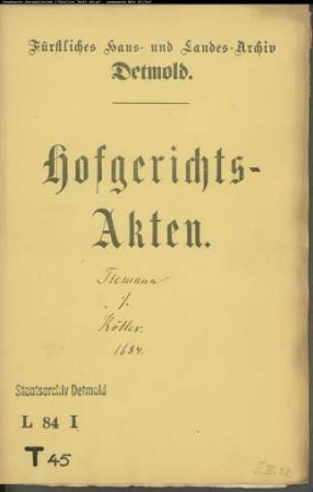 Tiemann, Hans Henrich und Kord Heithecker gegen Hermann Köller, Martin Heithecker und Kord Weke - Verwundung eines Soldaten