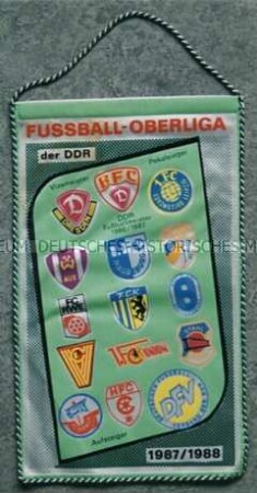 Wimpel des Fußball-Oberliga der DDR