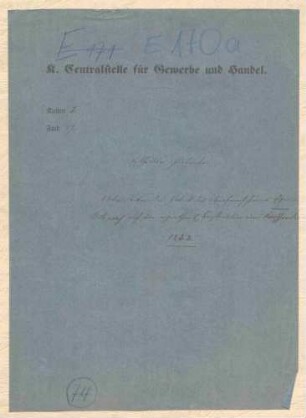 Patent des Oberfeuerschauers Ege in Biberach auf eine eigentümliche Konstruktion eines Kochherdes