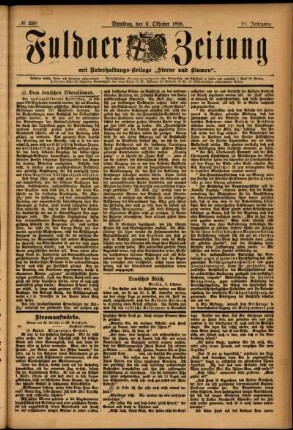 Ausgabe vom Dienstag, den 06. Oktober 1896.