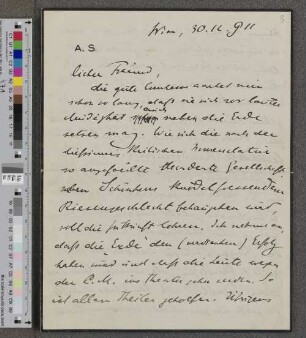 Brief an Otto Brahm