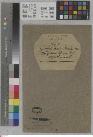 Bobstadt: Cession des Dorfes Bobstadt durch Gottfried und Conrad von Frankenstein