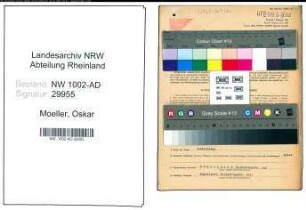 Entnazifizierung Oskar Moeller, geb. 27.06.1892 (Musiker)