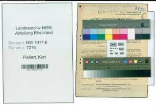 Entnazifizierung Kurt Pickert , geb. 09.02.1904 (Prokurist)