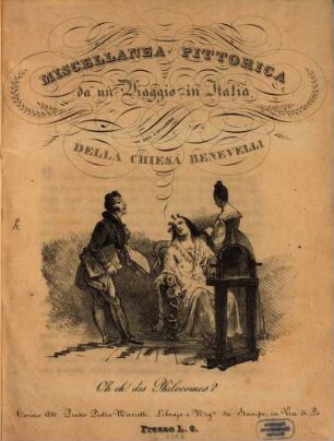 Miscellanea Pittor. da un Viaggio in Italia