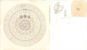 Lange, Ludwig; Lange - Archiv: II.7 Gotik / Romanik in Italien - Ornamente (Ansicht, Detail); Turmspitze (Ansicht, Detail)