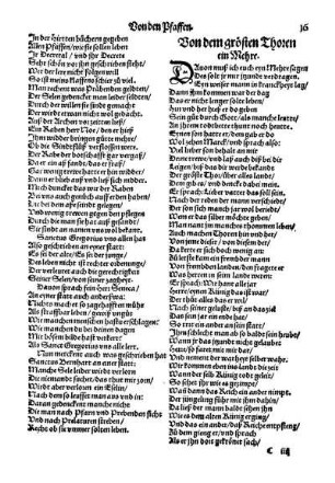 Von dem grösten Thoren ein Mehre