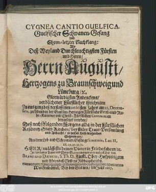 Cygnea Cantio Guelfica