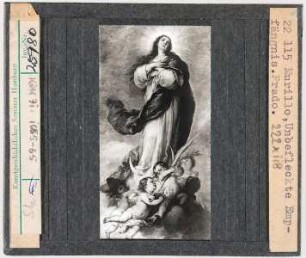 Bartolomé Estéban Murillo: Unbefleckte Empfängnis (Immaculata). Madrid, Prado (Stoedtner-Nr. 22115)