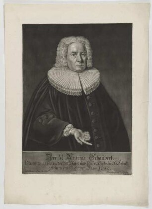 Bildnis des Andreas Schaubert