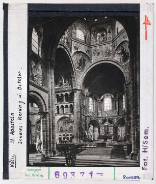 Köln: St. Aposteln, Inneres, Blick nach Osten in den Chor