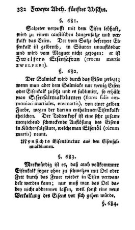 Eisen mit Salpeter und Salmiak (§. 681, 682)
