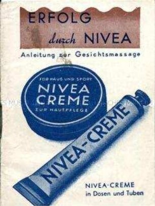 Kommunistische Tarnschrift mit der Rede von Maurice Thorez auf dem VII. Weltkongress der Komintern im Layout einer Werbeschrift für Kosmetika