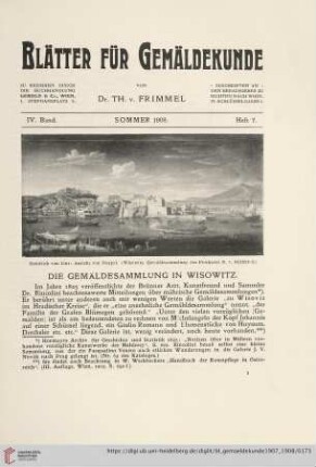 4: Die Gemäldesammlung in Wisowitz
