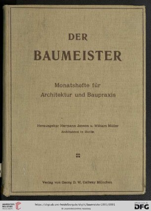 3: Baumeister: das Architektur-Magazin