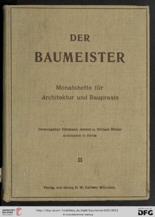 3: Baumeister: das Architektur-Magazin