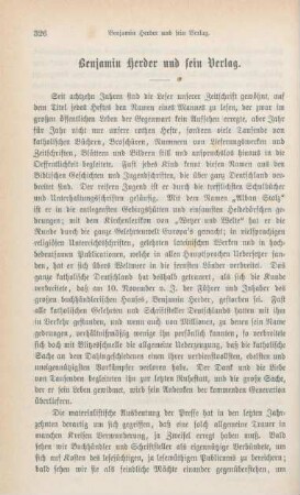 326-339 Benjamin Herder und sein Verlag