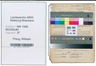Entnazifizierung Wilhelm Prang , geb. 17.05.1904 (Arbeiter)