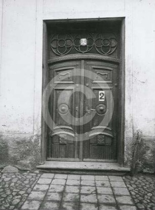 Portal und Haustür von Bürgerhaus Herrenstraße 2 in Elbing