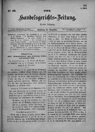 No. 49. 21. Dezember 1872