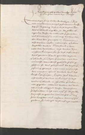 Brief an Bischof Franz von Münster und Osnabrück (?), Brüssel 13.3.1550 (Abschrift)