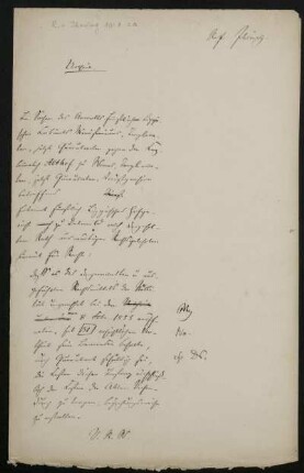 Urtheil. [In einer Auseinandersetzung über Pensionszahlung zwischen dem Kanzleirat Althof und dem Fürstlich Lippischen Ministerium], Ohne Ort, 25.1.1856 - 1.2.1856 : Entscheidungsgründe